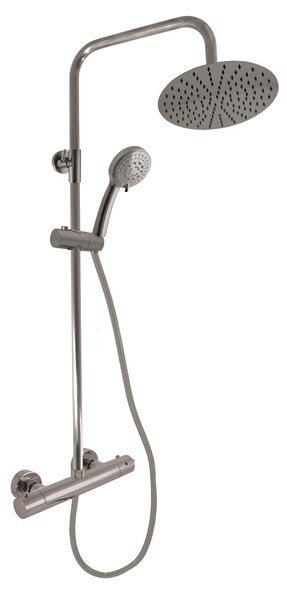 Slezák - RAV Sprchový komplet s termostatickou baterií TERMOSTATICKÁ - TRM82.5/5-01.4MGK, Metal Grey kartáčovaná