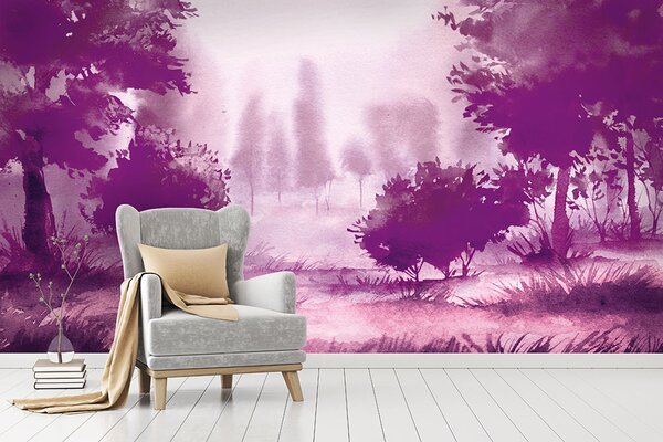 Fototapety na míru, Akvarel, příroda, stromy, 1004, My Dream, Vavex