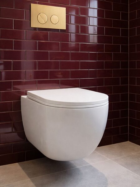 UPTrend WC prkénko Soft-Close CANEO TR2196D-01, bílá lesk