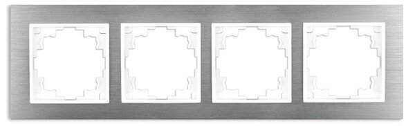 Elhard Čtyřrámeček Vera Aluminium, stříbrný VA3104S