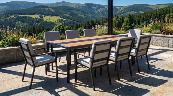 Zahradní jídelní souprava Crena Dining8 Woodlook