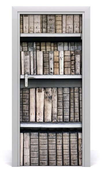 Fototapeta na dveře polička na knížky 75x205 cm