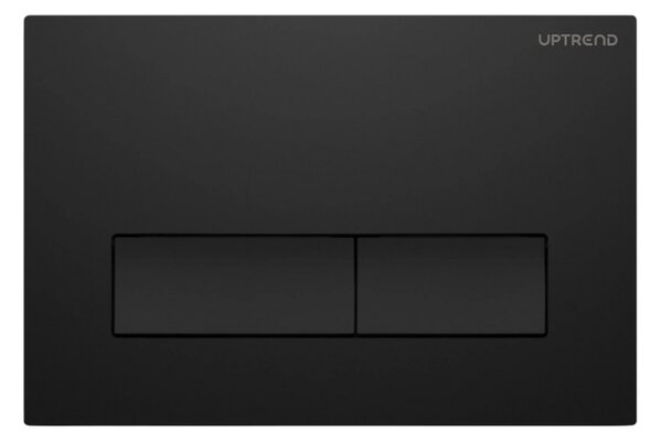 UPTrend Ovládací tlačítko pro WC podomítkové moduly YOSEMITE MATTE BLACK UP002‑U18, černá mat