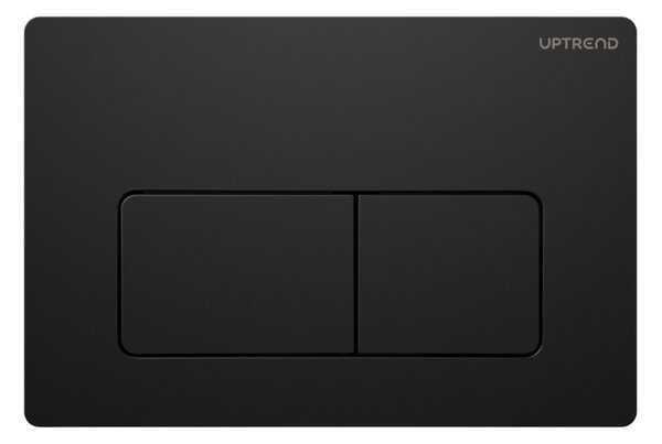 UPTrend Ovládací tlačítko pro WC podomítkové moduly YOSEMITE MATTE BLACK UP007‑U18, černá mat