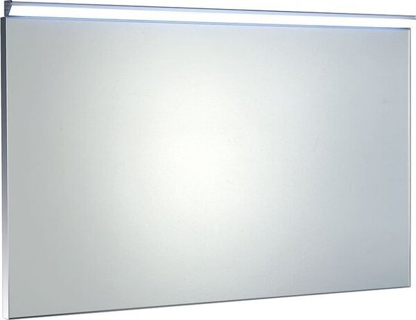 Sapho BORA zrcadlo v rámu 1000x600mm s LED osvětlením a vypínačem, chrom AL716