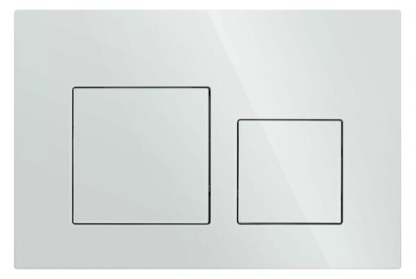 UPTrend Ovládací tlačítko pro WC podomítkové moduly YOSEMITE SHINY WHITE UP005, bílá lesk