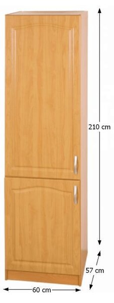 KONDELA Kuchyňská skříňka, olše, levá, LORA MDF NEW KLASIK S60LO