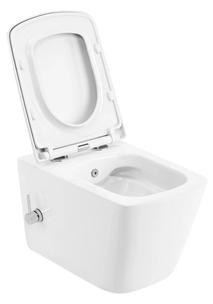 UPTrend Závěsná WC mísa s funkcí bidetu ORION TR2237 včetně Soft-Close sedátka, bílá lesk