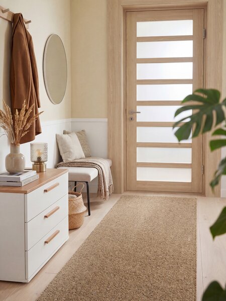 ELLE Decoration, DOPRODEJ: 80x240 cm Běhoun Wolly Ultra 106227 Caramel z kolekce Elle, 80x240, hnědá, ložnice