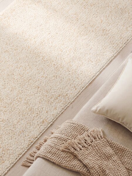 ELLE Decoration, Běhoun Wolly Ultra 106228 Cream z kolekce Elle, 80x240, bílá, ložnice