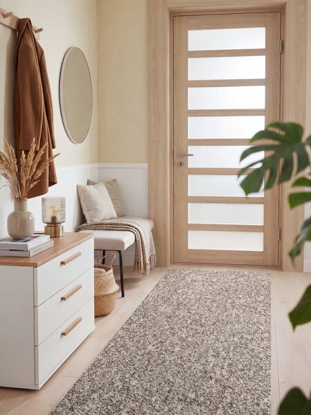 ELLE Decoration, DOPRODEJ: 80x240 cm Běhoun Wolly Ultra 106229 Taupe z kolekce Elle, 80x240, hnědá, ložnice