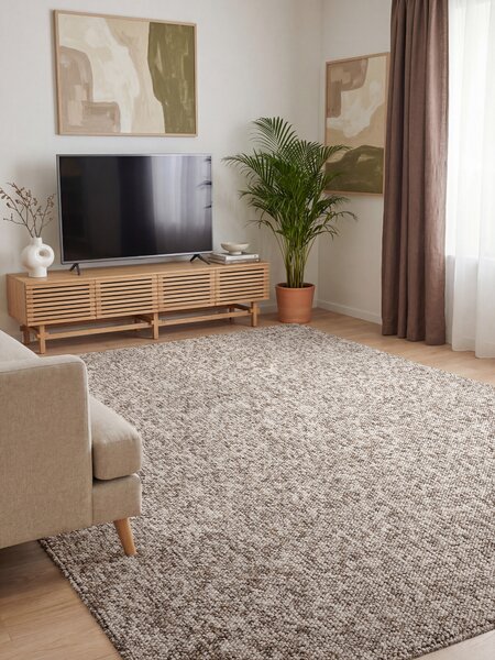 ELLE Decoration, Kusový koberec Wolly Ultra 106229 Taupe z kolekce Elle, 80x150, hnědá, ložnice