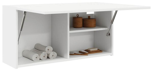 Koupelnová nástěnná skříňka bílá 80x25x40 cm kompozitní dřevo