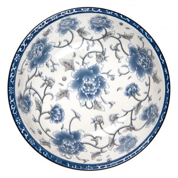Modro-bílá porcelánová miska Boefje – 19x7 cm