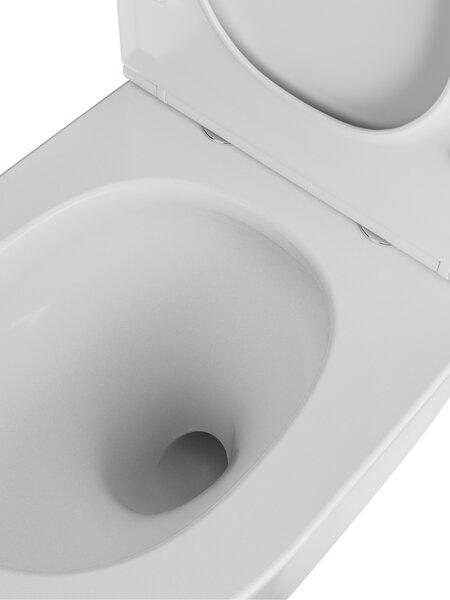 UPTrend Závěsný WC komplet bez příruby AMARO VORTEX TR2217R včetně Soft-Close sedátka, bílá lesk