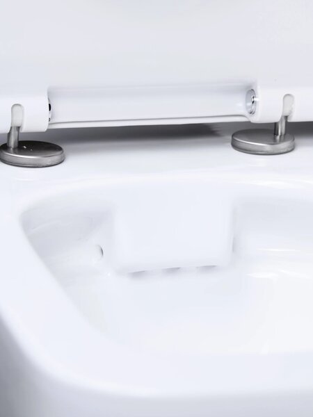 UPTrend Závěsný WC komplet bez příruby ACCORD TR2122D včetně Soft-Close sedátka, bílá lesk