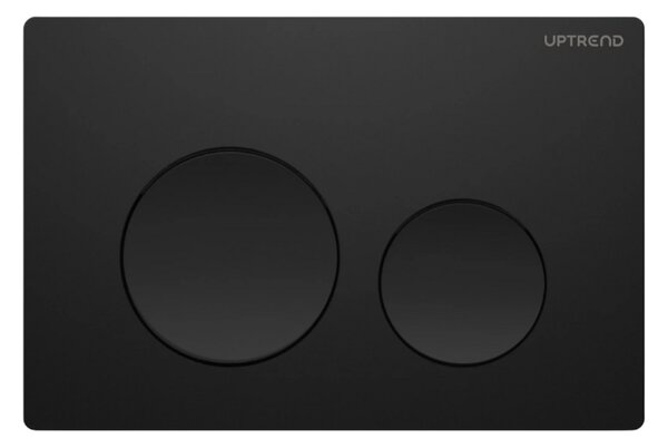 UPTrend Ovládací tlačítko pro WC podomítkové moduly YOSEMITE MATTE BLACK UP003‑U18, černá mat
