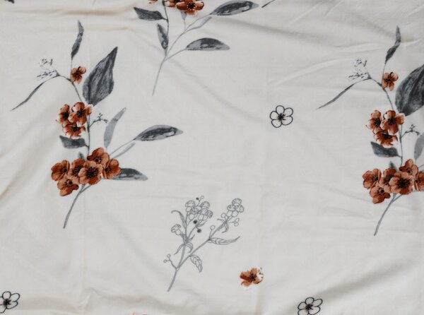Oboustranné povlečení DUO SENSE SOFIRA krémové + povlak na polštářek 40x50 cm ZDARMA Rozměr povlečení: 70 x 90 cm | 140 x 200 cm