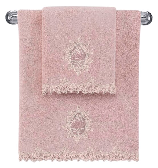 Malý ručník DESTAN 30x50cm Starorůžová, 580 gr / m², Česaná prémiová bavlna 100%