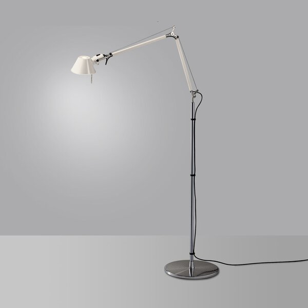 Artemide Designová stojací lampa Tolomeo Floor, 1xE27 Barva: Stříbrná