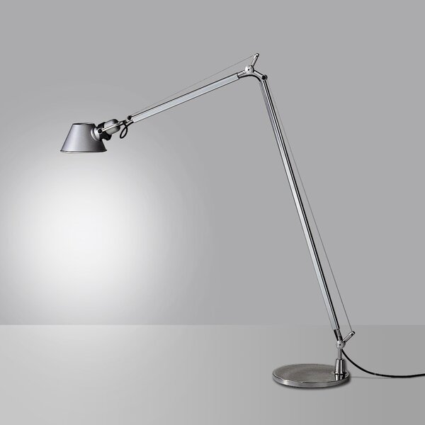 Artemide Designová stojací lampa Tolomeo Reading Floor, 1xE27 Barva: Stříbrná
