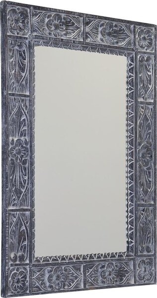 Sapho UBUD zrcadlo v rámu, 70x100cm, šedá IN231