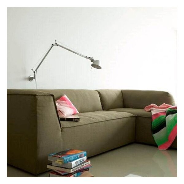 Artemide LED designová nástěnná lampa Tolomeo Braccio, 8W Teplota světla: 3000K - teplá bílá