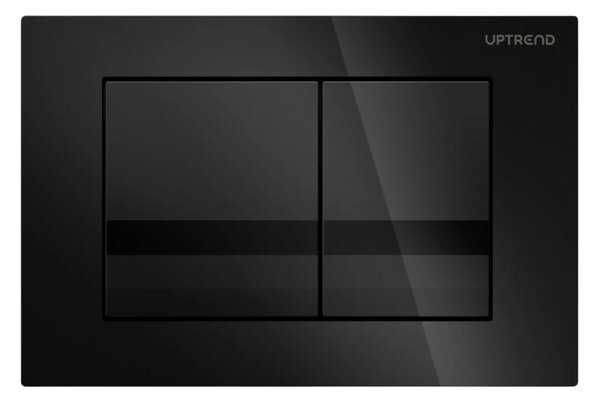 UPTrend Ovládací tlačítko pro WC podomítkové moduly YOSEMITE MATTE BLACK UP001‑U18, černá mat