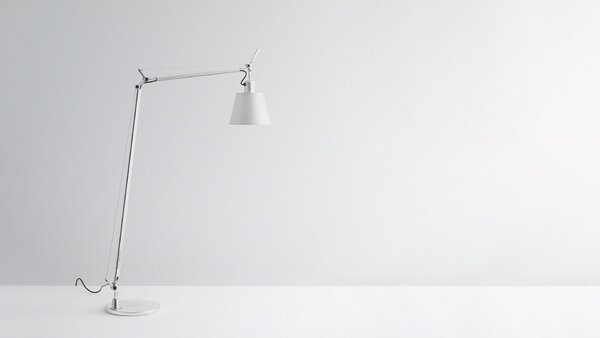 Artemide Designová stojací lampa Tolomeo Basculante Reading Floor, 1xE27 Materiál stínidla: Pergamenový papír