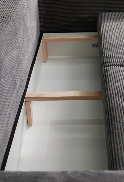 KONDELA Extra prostorná pohovka, šedá / světle / béžová, GILEN BIG SOFA