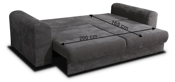 KONDELA Extra prostorná pohovka, šedá / světle / béžová, GILEN BIG SOFA