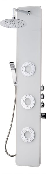 Novoterm Sprchový hydromasážní panel NV-Tore bílý