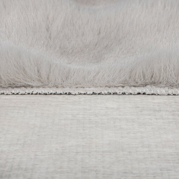 Flair Rugs, Kusový koberec Waffle Faux Fur Grey, 180x290, šedá, ložnice