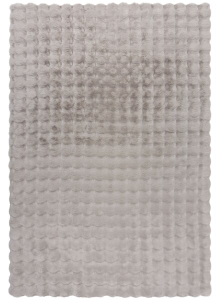 Flair Rugs, Kusový koberec Waffle Faux Fur Grey, 180x290, šedá, ložnice