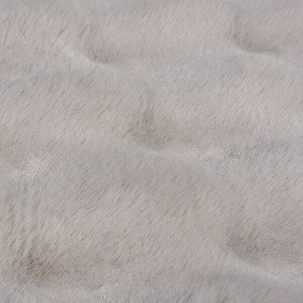 Flair Rugs, Kusový koberec Waffle Faux Fur Grey, 180x290, šedá, ložnice