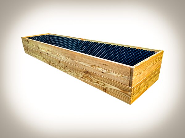 Vyvýšený modřínový záhon výška 84 cm