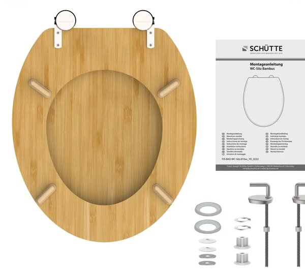 Eisl Sanitär WC prkénko Natural Bambus 81001
