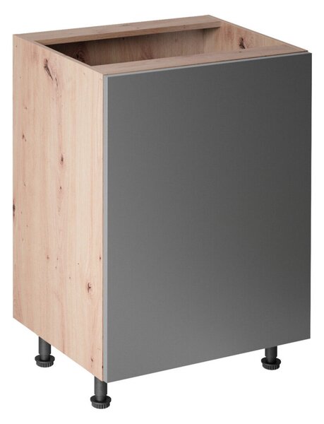Kuchyňská skříňka LANGEN D60-P/L Dub artisan/šedá