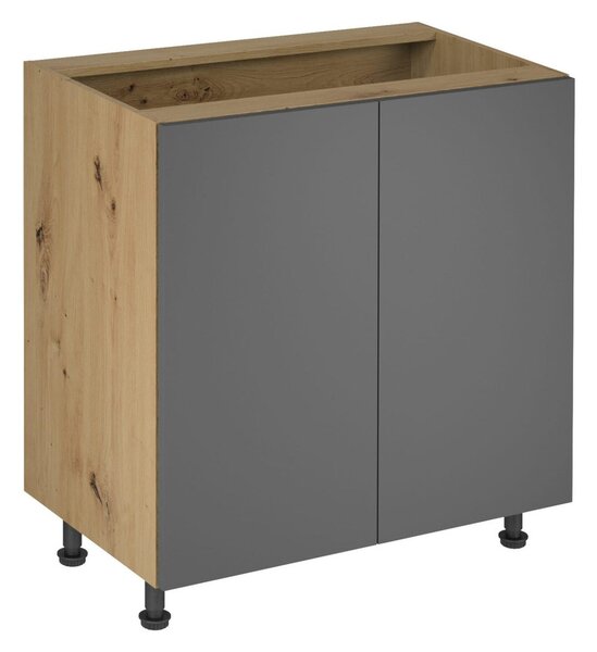 Kuchyňská skříňka LANGEN D80 Dub artisan/šedá