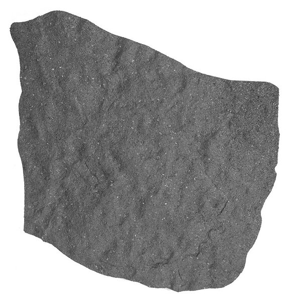Multyhome Gumový zahradní nášlapný kámen - barva šedá