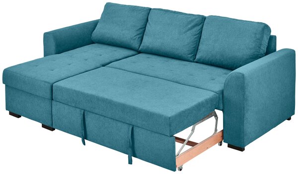 ROHOVÁ SEDAČKA, textil, petrolej Xora - Sedací soupravy