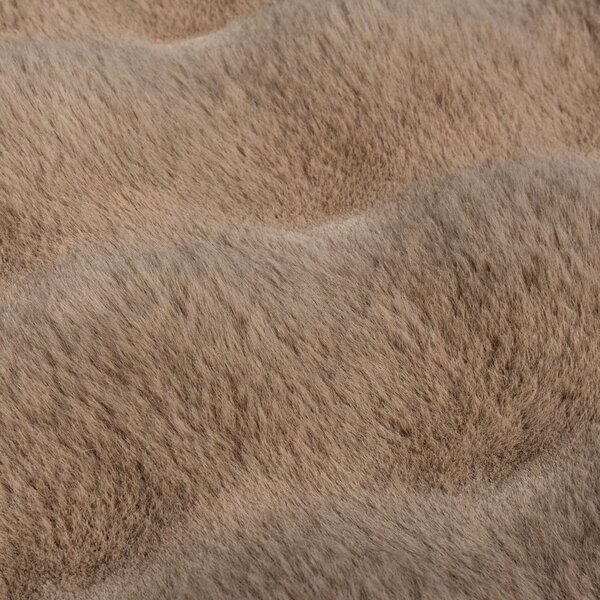 Flair Rugs, Kusový koberec Waffle Faux Fur Taupe, 180x290, hnědá, ložnice