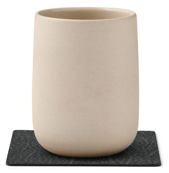 Lind DNA Podložka pod skleničku Square Hippo, black-anthracite