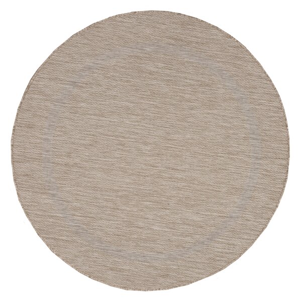 Ayyildiz, Kusový koberec Relax 4311 Beige kruh, 120x120 (průměr) kruh, béžová, chodba / předsíň