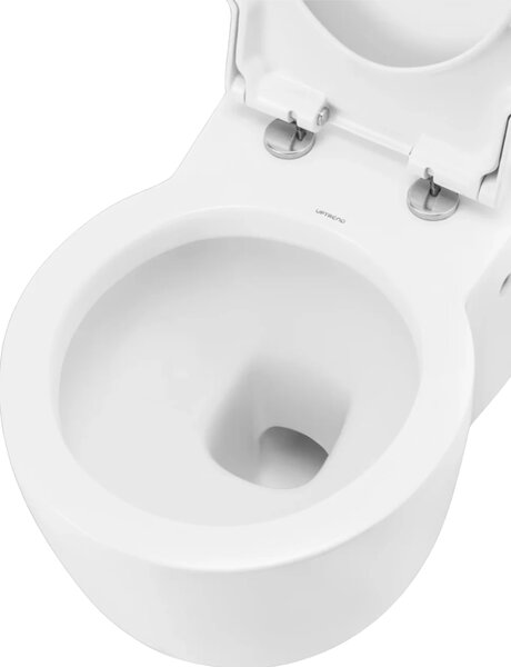 UPTrend Závěsný WC komplet bez příruby OVO TR2085 včetně Soft-Close sedátka, bílá lesk