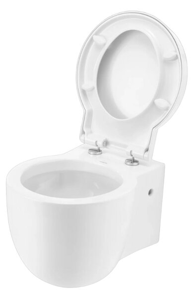 UPTrend Závěsný WC komplet bez příruby OVO TR2085 včetně Soft-Close sedátka, bílá lesk