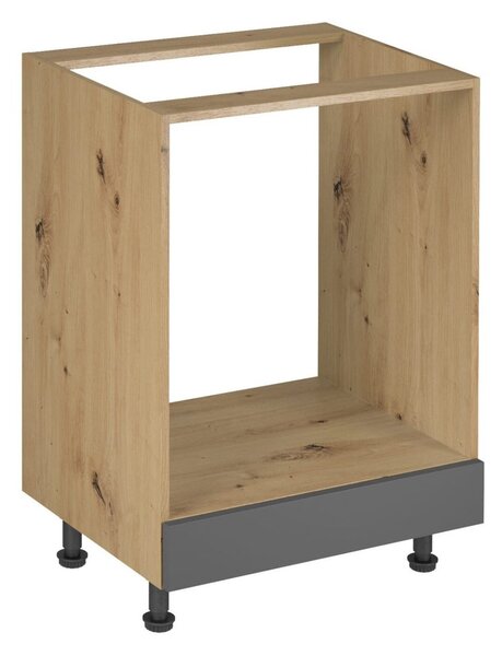Kuchyňská skříňka LANGEN D60ZK Dub artisan/šedá