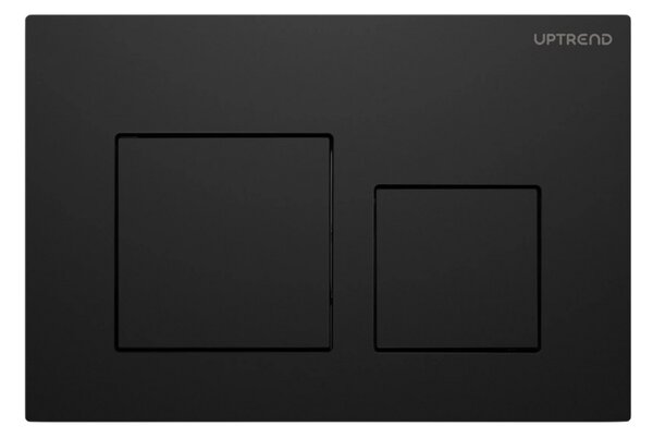 UPTrend Ovládací tlačítko pro WC podomítkové moduly YOSEMITE MATTE BLACK UP005‑U18, černá mat