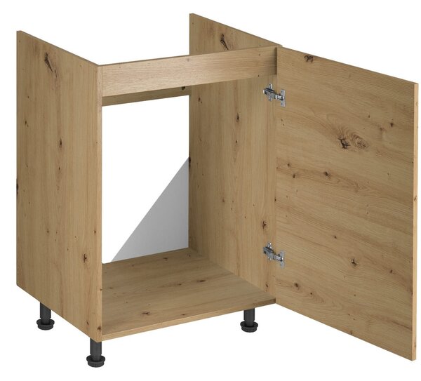 Kuchyňská skříňka LANGEN D60Z-P/L Dub artisan/béžová
