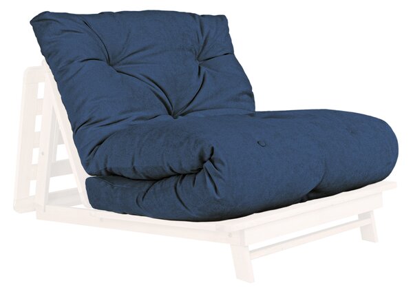 MarLiving Rozkládací futonové křeslo LAYTI 02 90 cm z masivu/modré